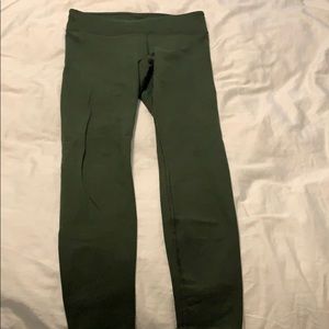 Olive green yoga pants